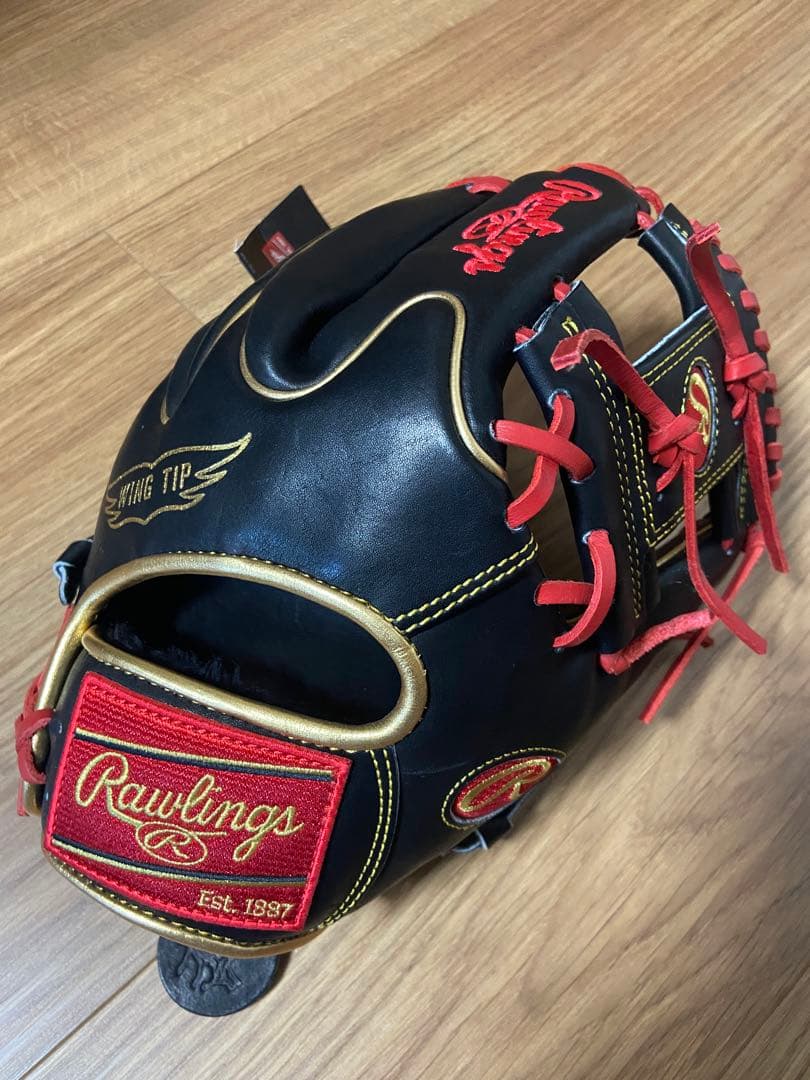 Rawlings MlB 205WModel 軟式 黒 グローブスタンド付き