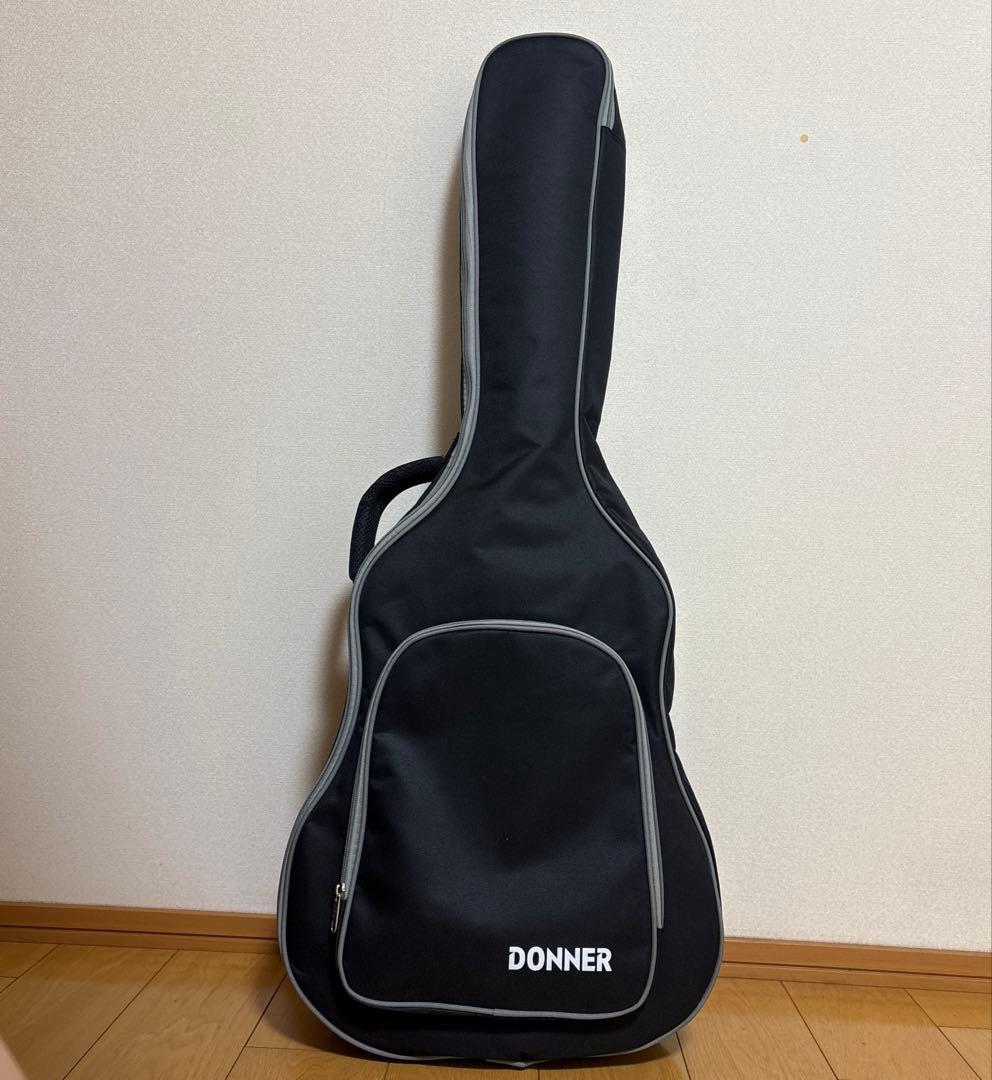 DONNER アコースティックギター DAG-1B ギターケース付き