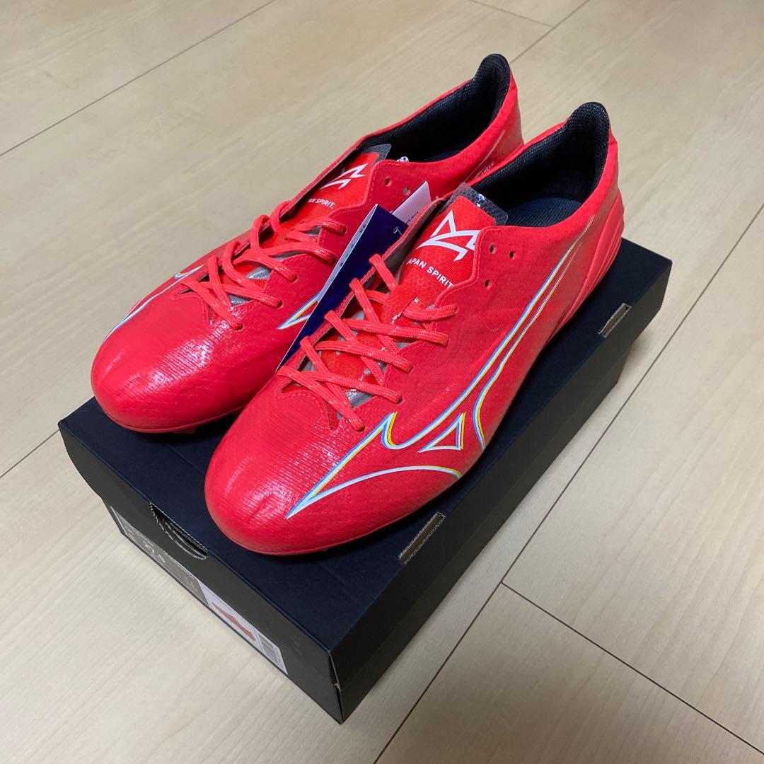 ★新品未使用・送料無料 ミズノ アルファ ジャパン 27cm レッド★