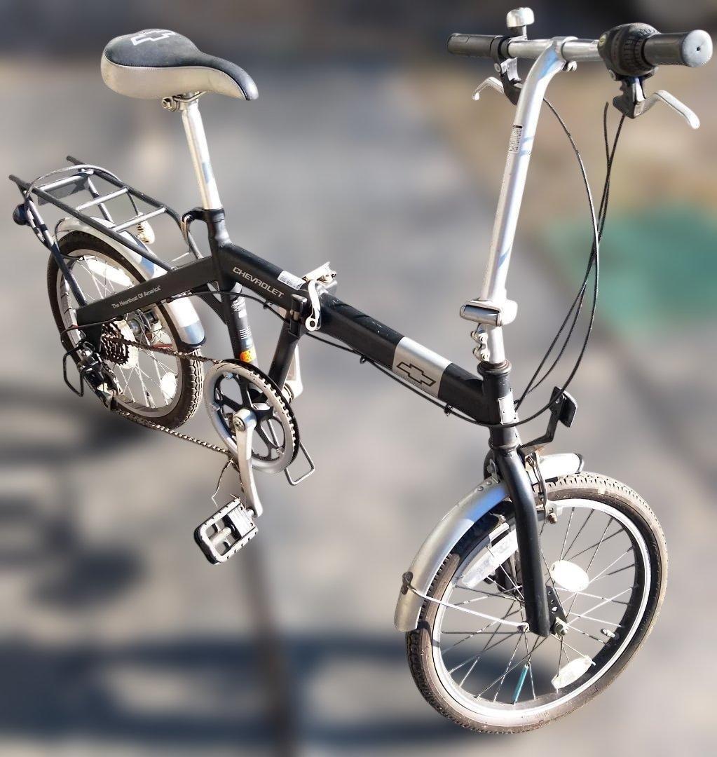 値下げ：19800を17000円へ。シボレー折りたたみ自転車 千葉県船橋市発】