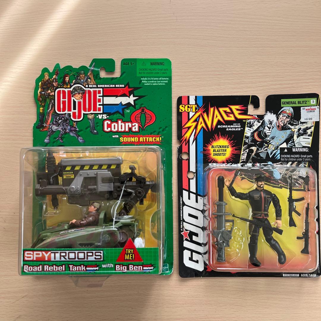 GI.joe COBRA&SGT.SAVAGE ハズブロ社　　未開封品