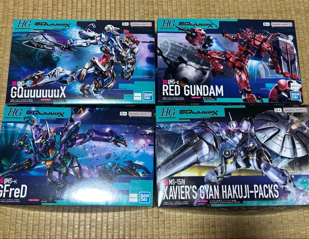 HG ジークアクス　ジフレド　エグザベ専用ギャン　赤いガンダム　新品