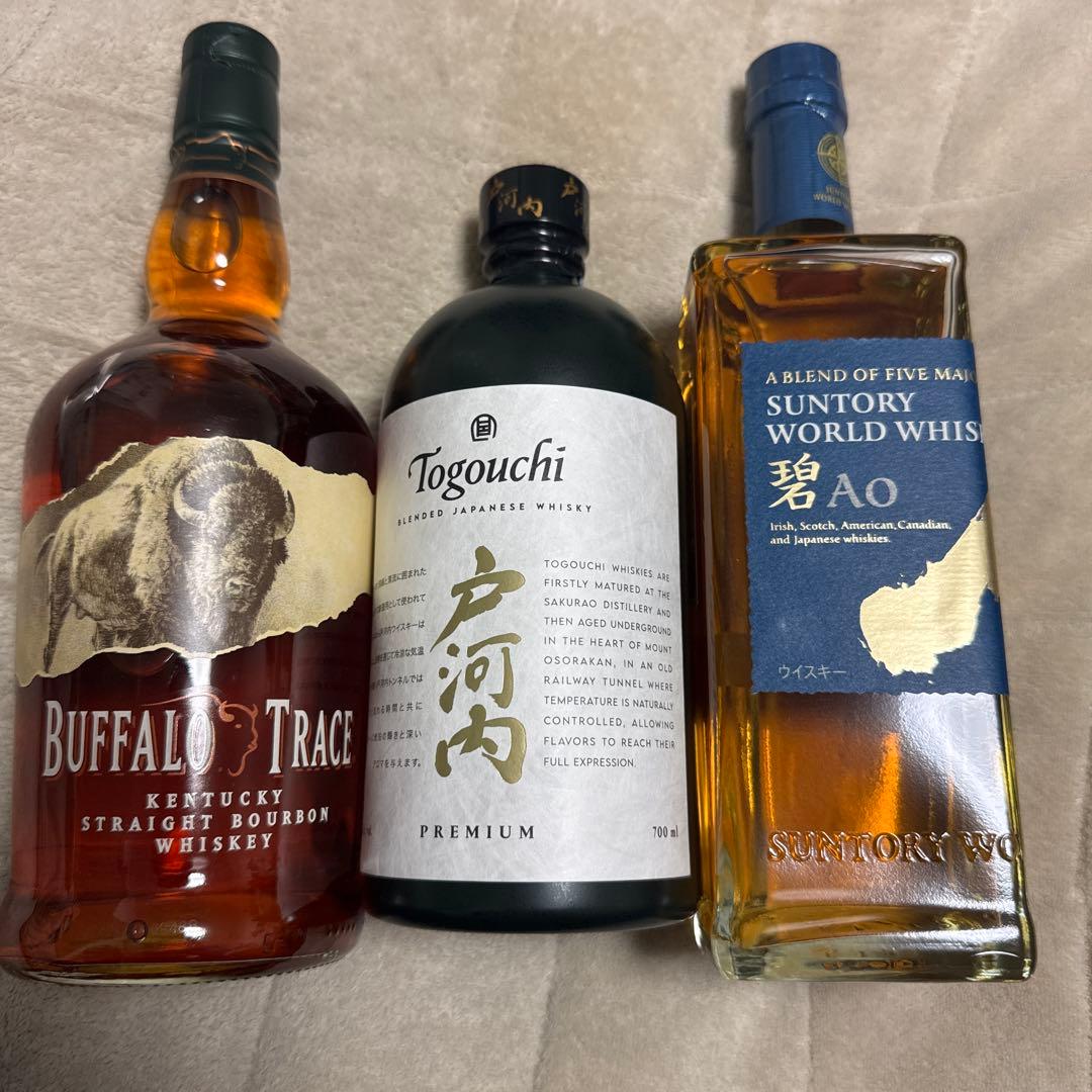 戸河内ウイスキー＆ウイスキー碧＆バッファロートレース