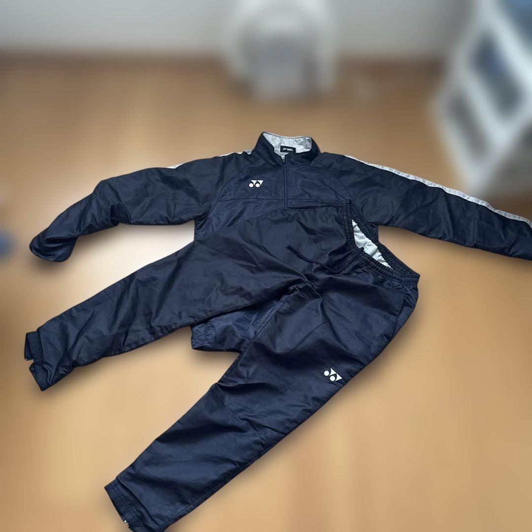 YONEX ウォーマーネイビー 上下セット L