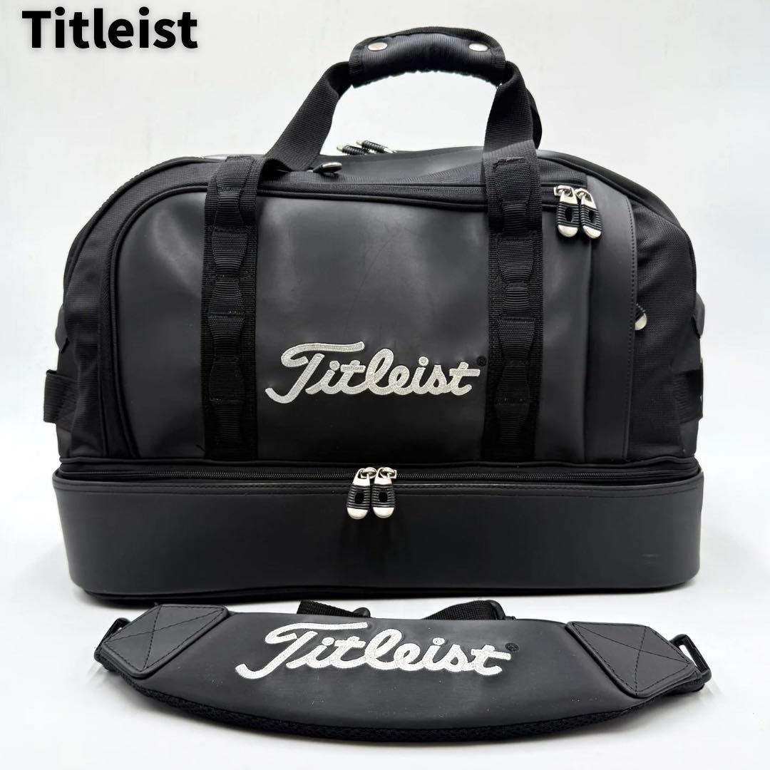 Titleist×タイトリスト 二層式2WAY ゴルフ ショルダーボストンバック