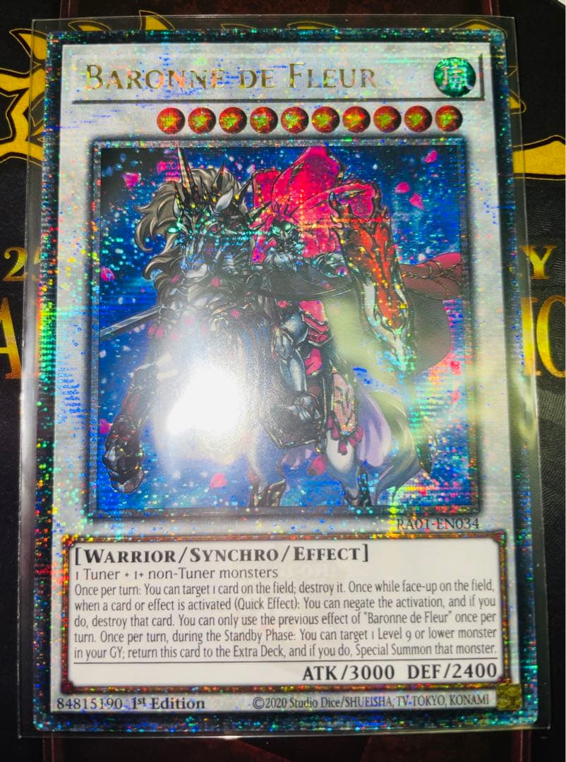 遊戯王 英語版 EU版 フルールド・バロネス 25th クオーターセンチュリー
