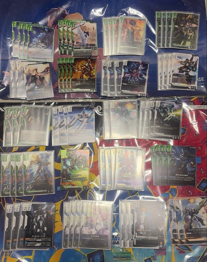 ガンダムカードゲーム 緑白ウイング デッキ 調整パーツ(GD03カード付き)