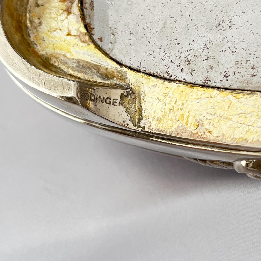 【Godinger】 薔薇のジュエリーボックス【シルバープレート】ローズ