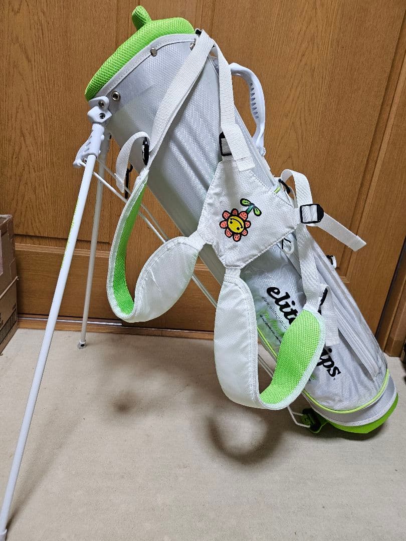 K*z様 ☆年始価格☆可愛い☆エリートグリップ軽量三点式スタンドキャディバック美