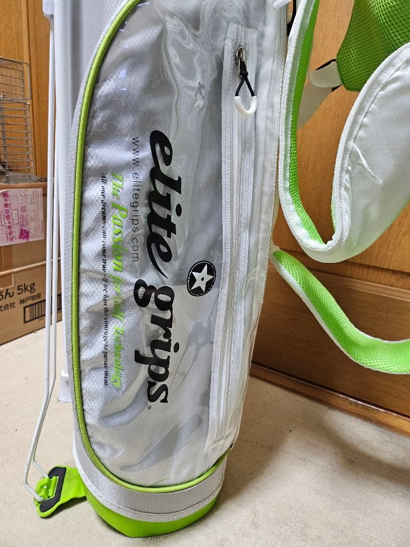 K*z様 ☆年始価格☆可愛い☆エリートグリップ軽量三点式スタンドキャディバック美