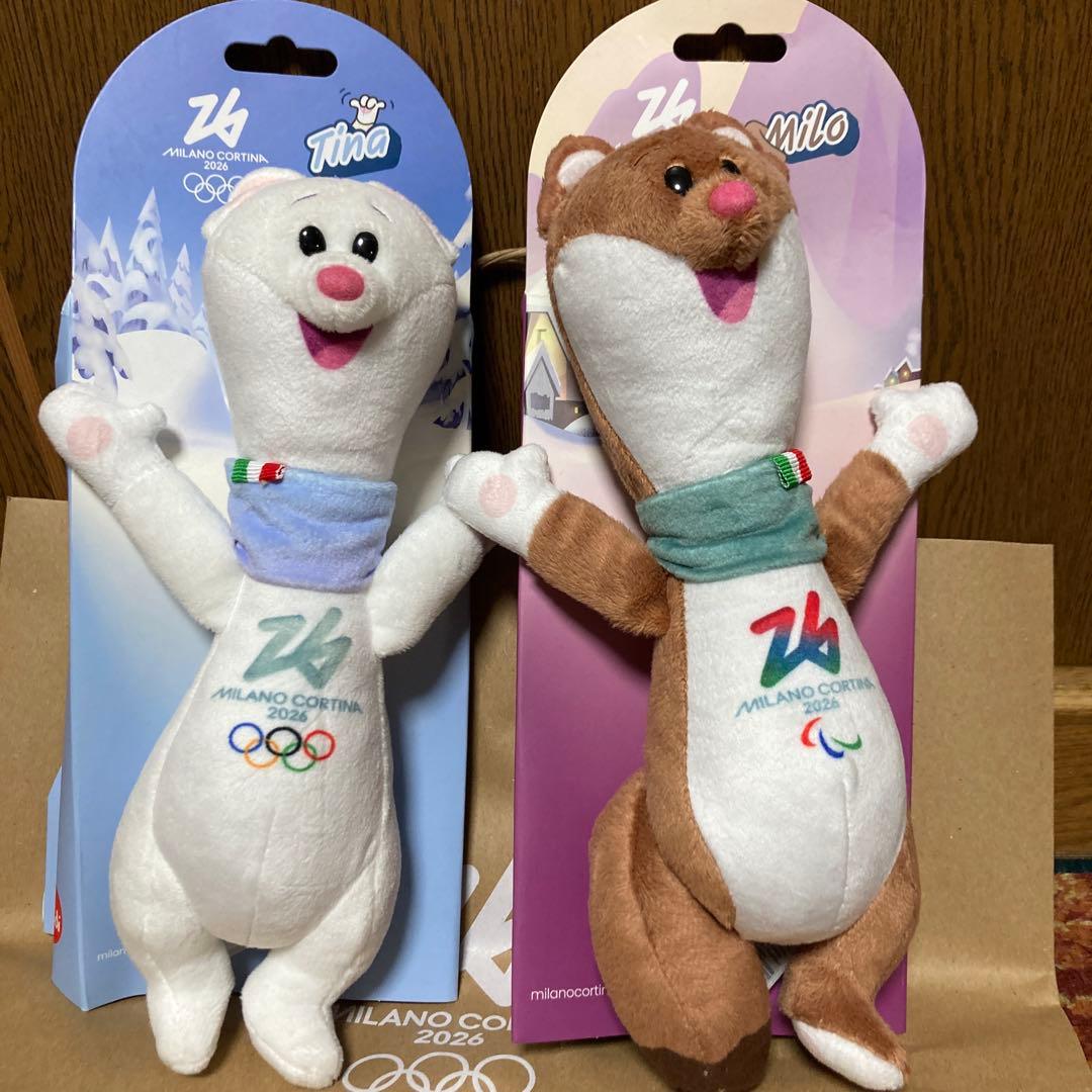 【期間限定価格2￼/3迄】ミラノオリンピック・パラ　マスコット　「ティナとミロ」