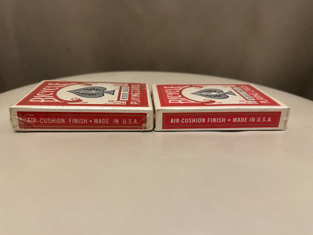 【未開封・希少オハイオ製】トランプBicycle 赤 2種セット