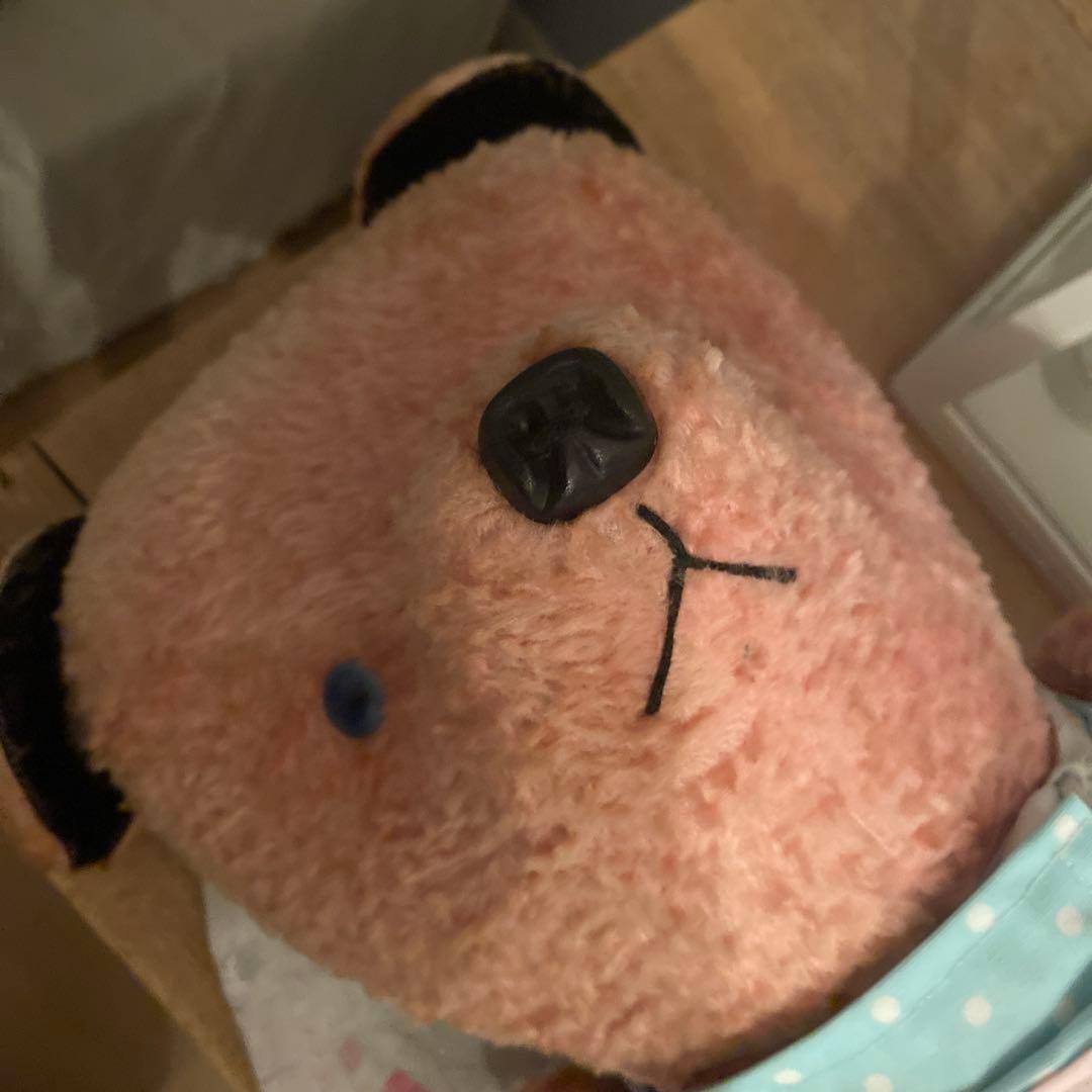 ビックサイズ❣️ピンクのアンティークベア