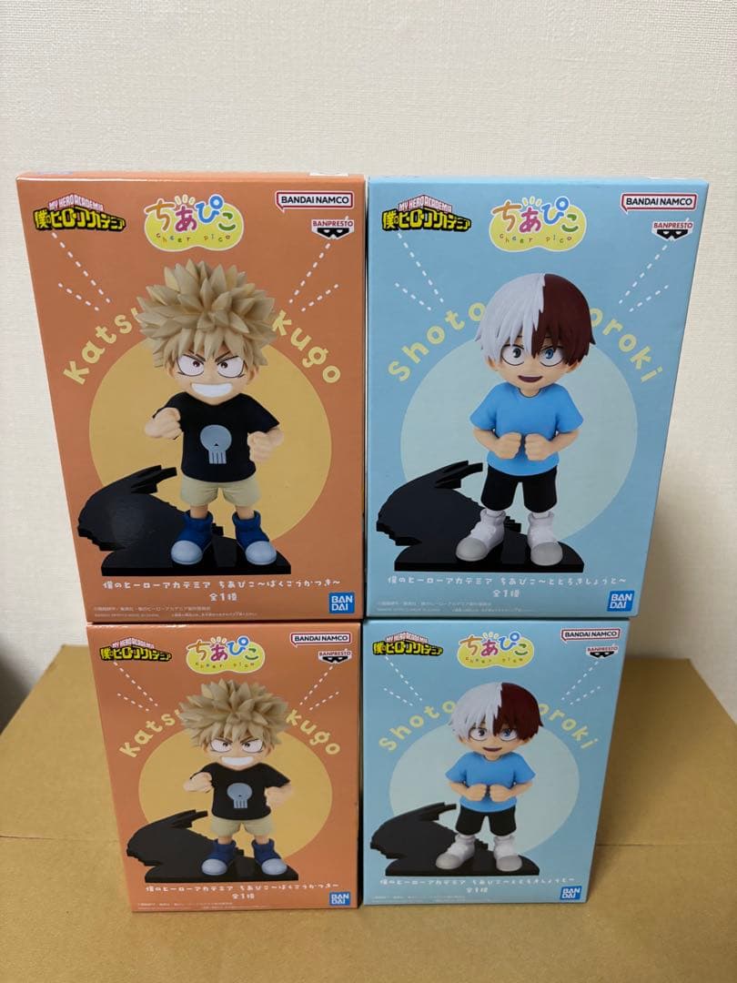 僕のヒーローアカデミア ちあぴこ～とどろきしょうと&ばくごうかつき〜　4個セット