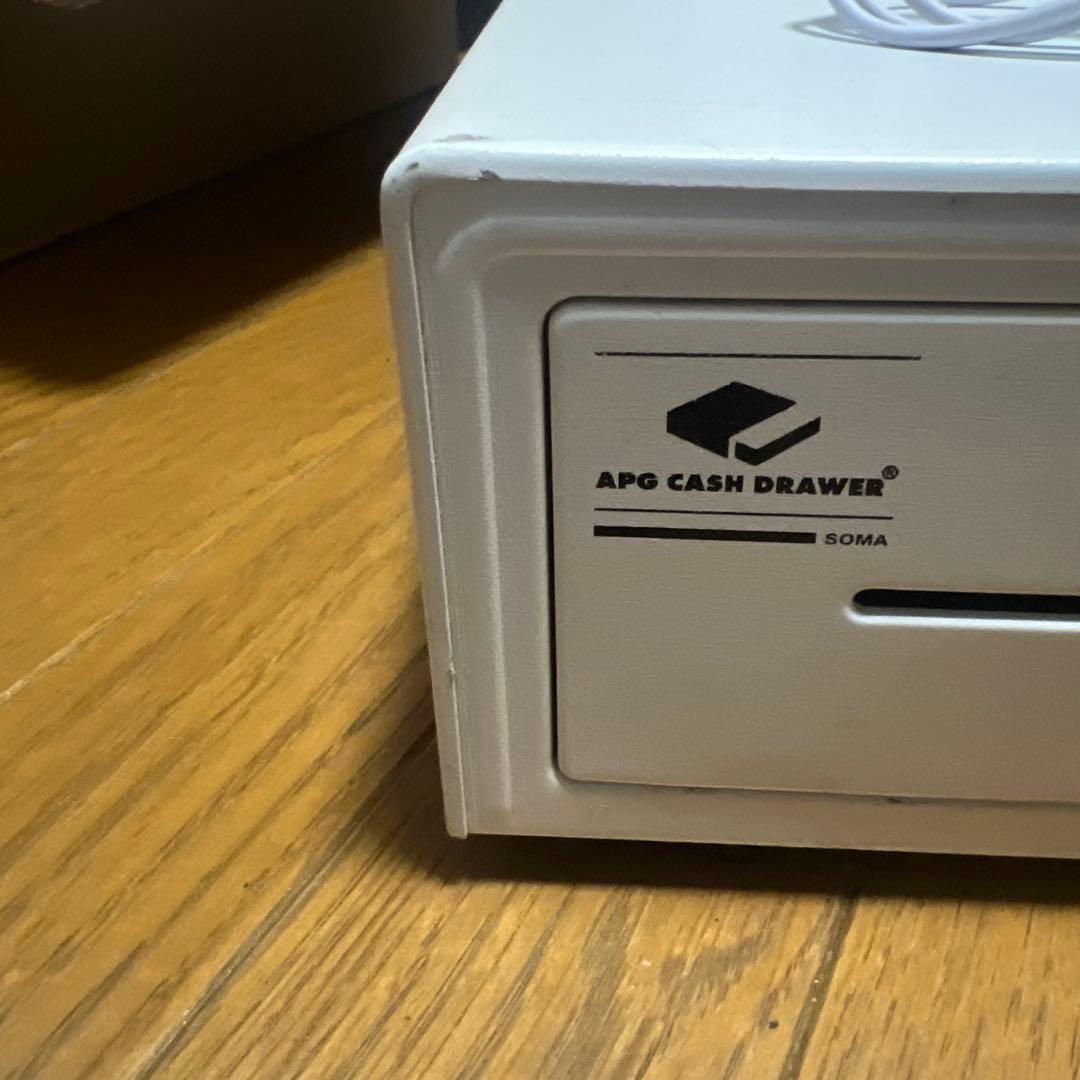 【タイムセール‼️】中古美品 Squareスタンド、クレカ決済用リーダー、ドロワー