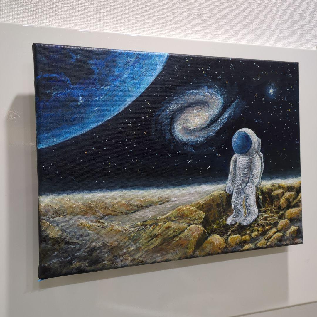 抽象画　絵画　作品名　あこがれ