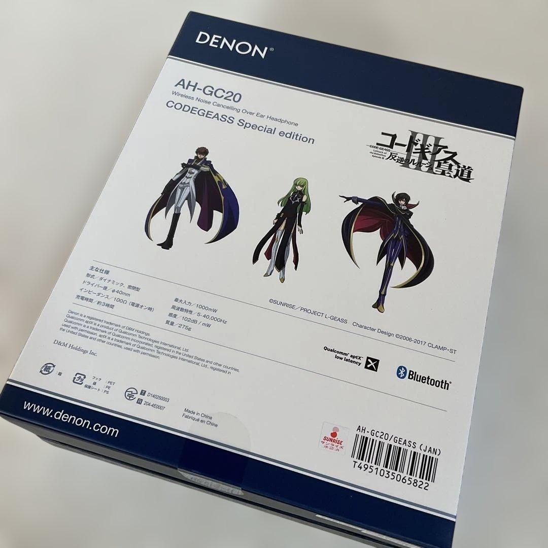 咲*夜様 DENON AH-GC20 コードギアス特別版　未開封