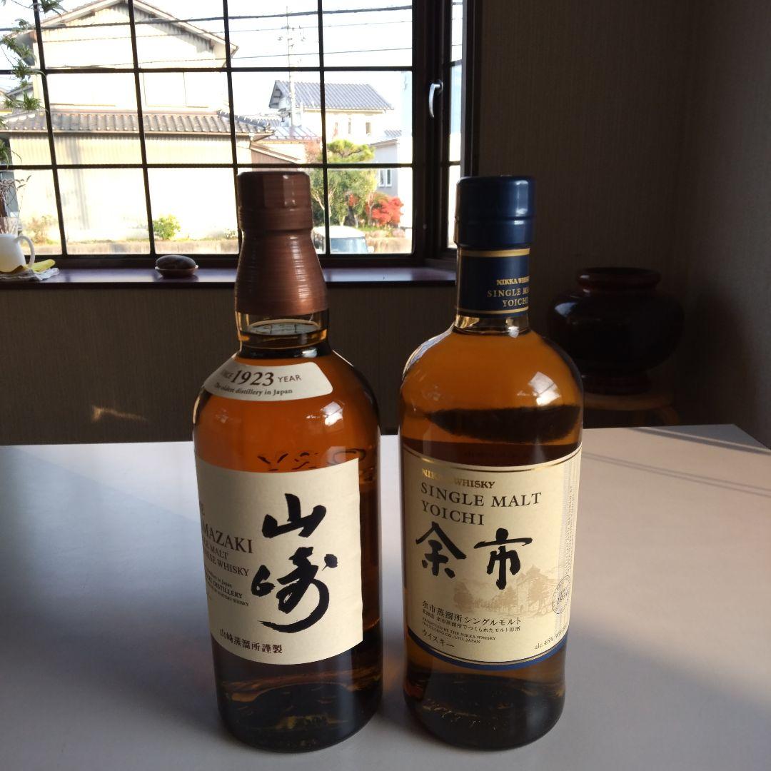 山崎na.余市na.それぞれ700ml.