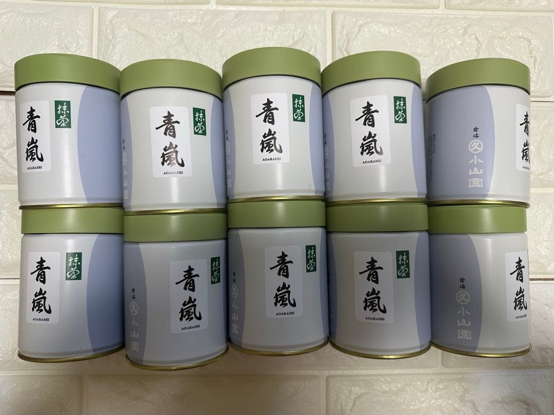 青嵐 100g 10缶セット　抹茶