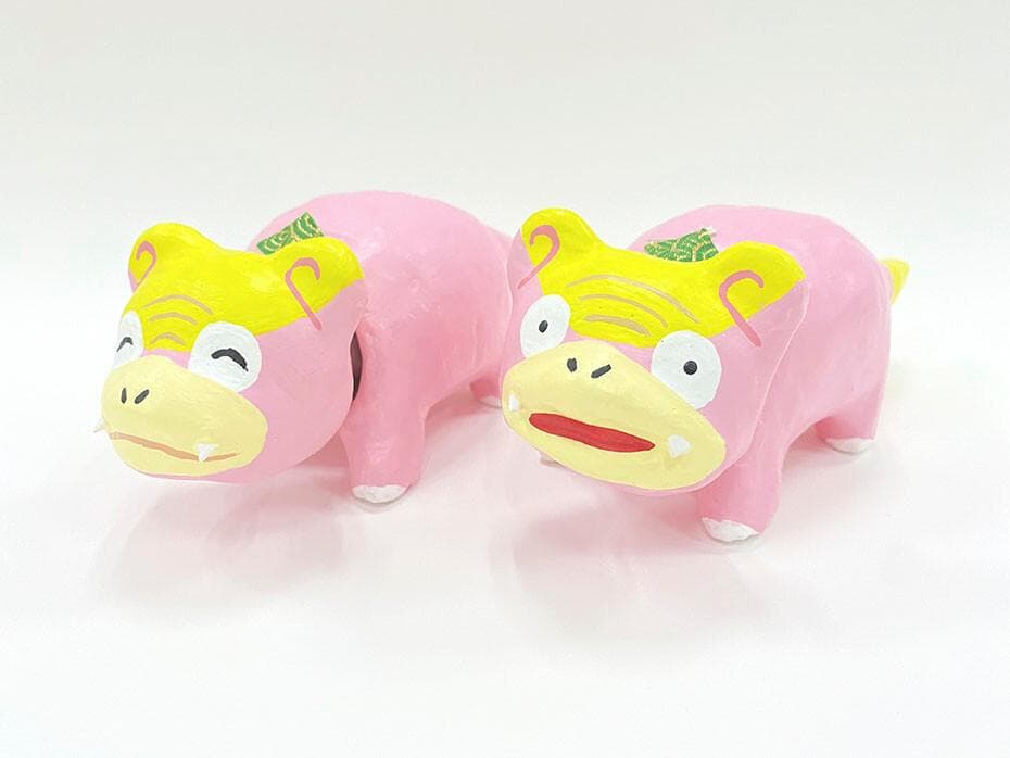 香川県限定 口開け 口とじ 張子ガラルヤドンセット ポケモンセンター