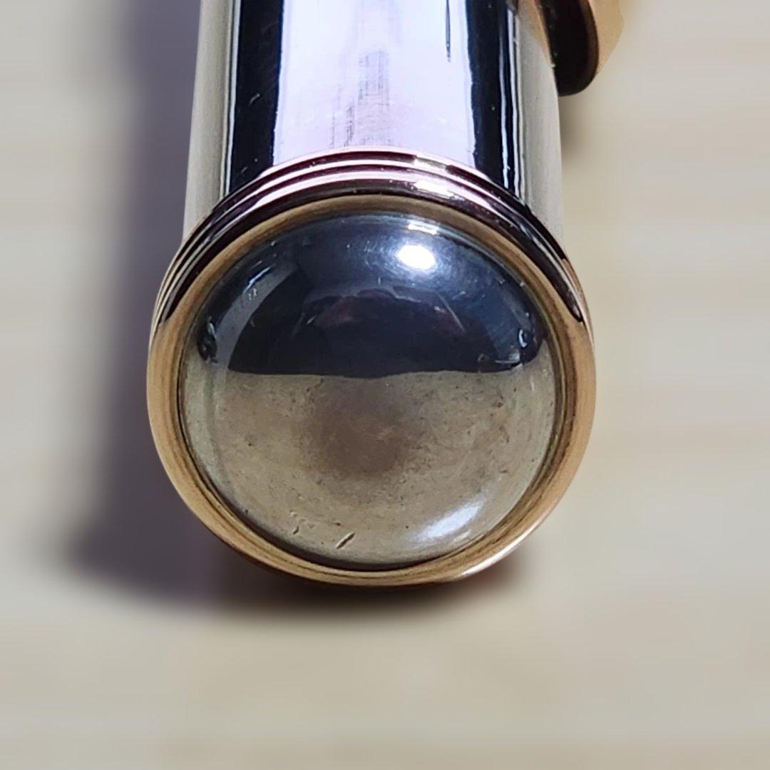 J.R.ラファン　フルート頭部管 Au15/Ag85＋14Kリップ／アドラー付