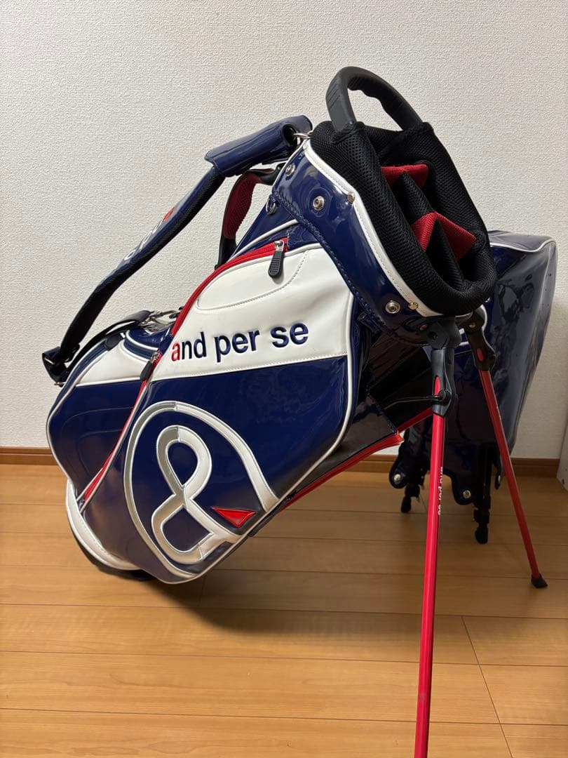アンパスィ and per se スタンドキャディバッグ 限定品 ユニセックス