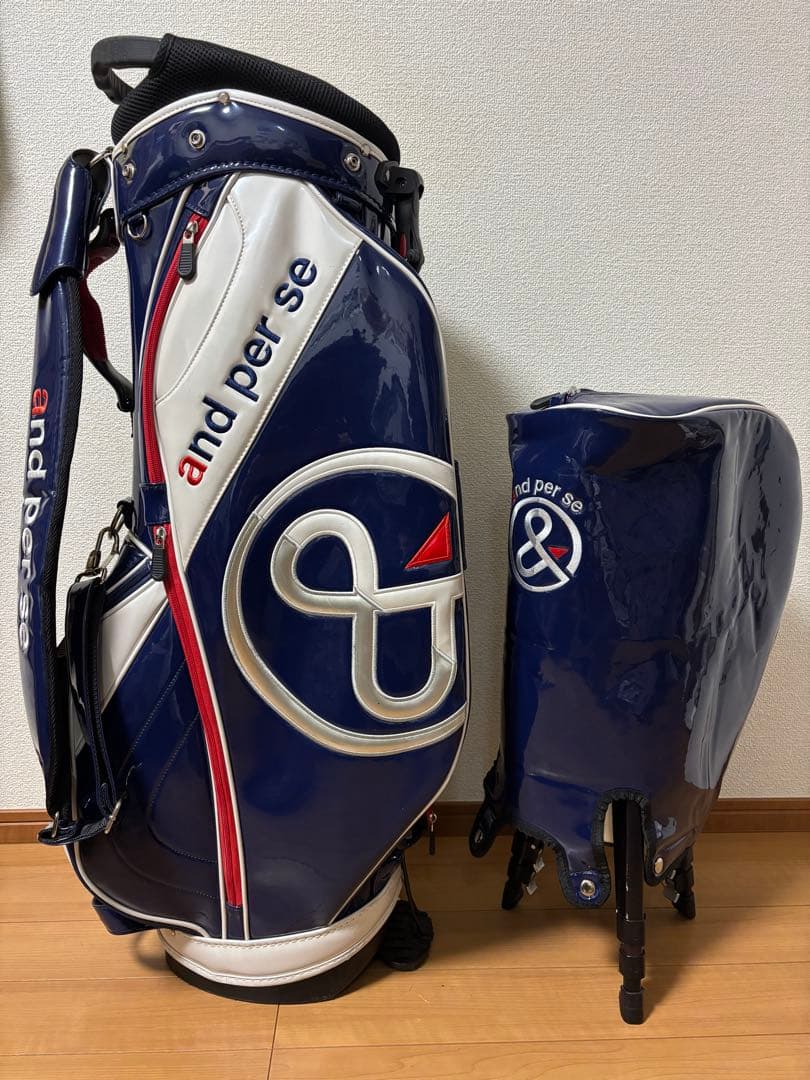 アンパスィ and per se スタンドキャディバッグ 限定品 ユニセックス