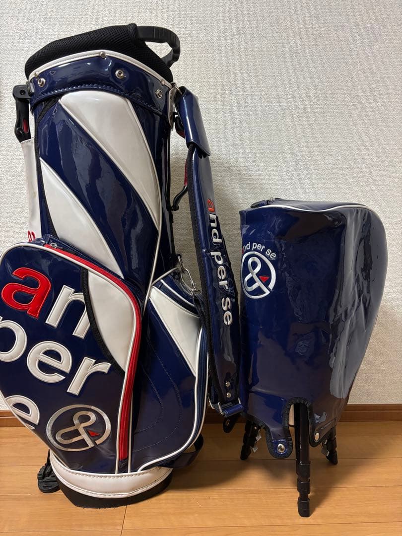 アンパスィ and per se スタンドキャディバッグ 限定品 ユニセックス