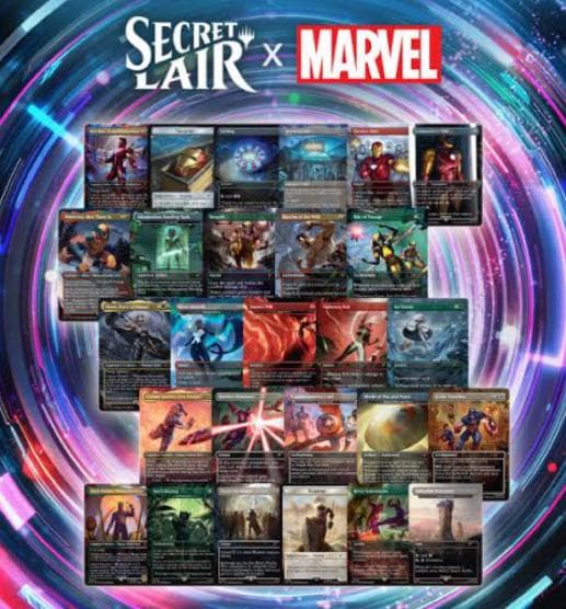 Secret Lair x Marvel コンプリートセット特典秘儀の印鑑つき