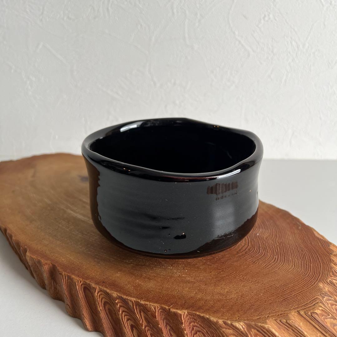 k037 茶道具 抹茶碗 3個セット 侘び寂びを感じさせる素朴な逸品 緑・茶・黒
