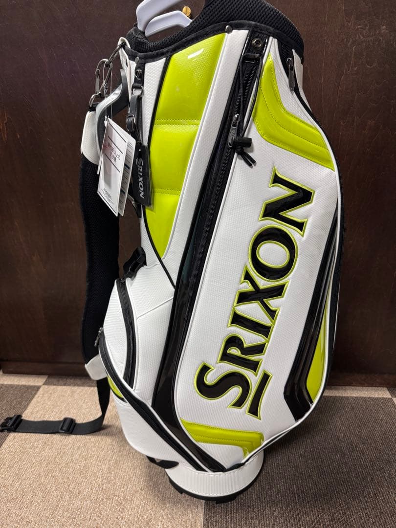 スリクソン　キャディバック　ホワイト　イエロー