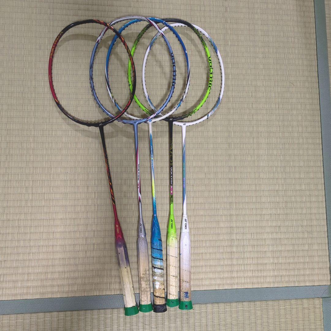 バドミントン ラケット ジャンク品 5本