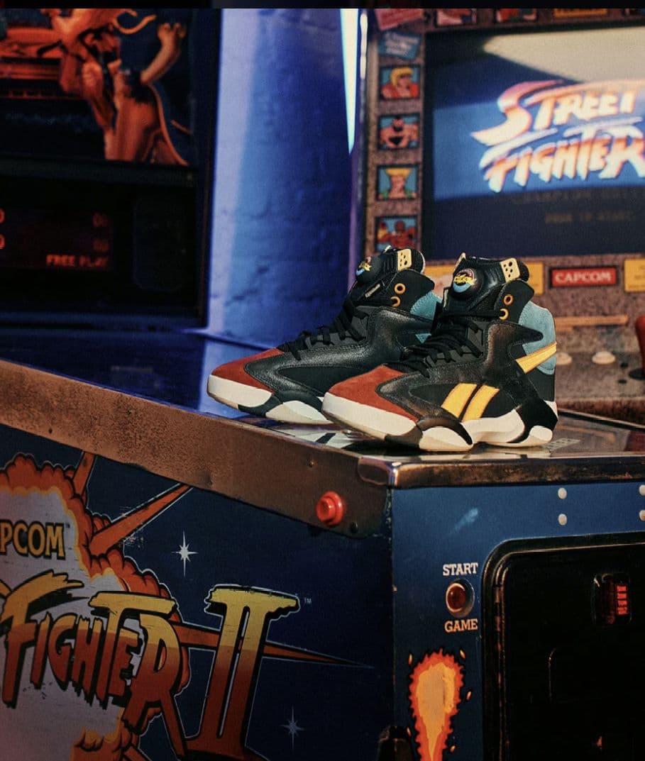 リーボック　シャックアタック　ストリートファイターコラボ　27.5