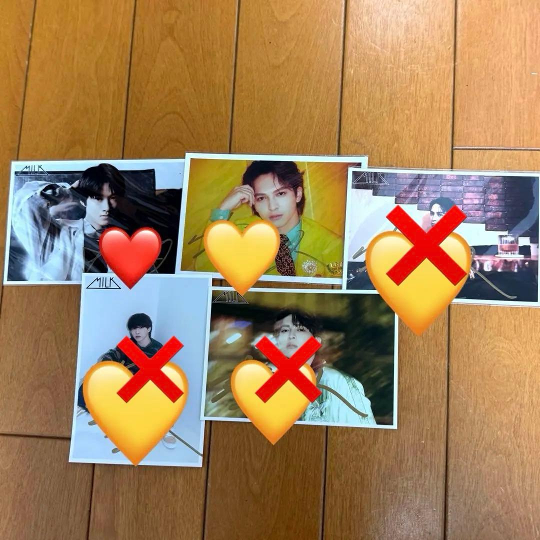 M!LK 生写真 当たり サイン