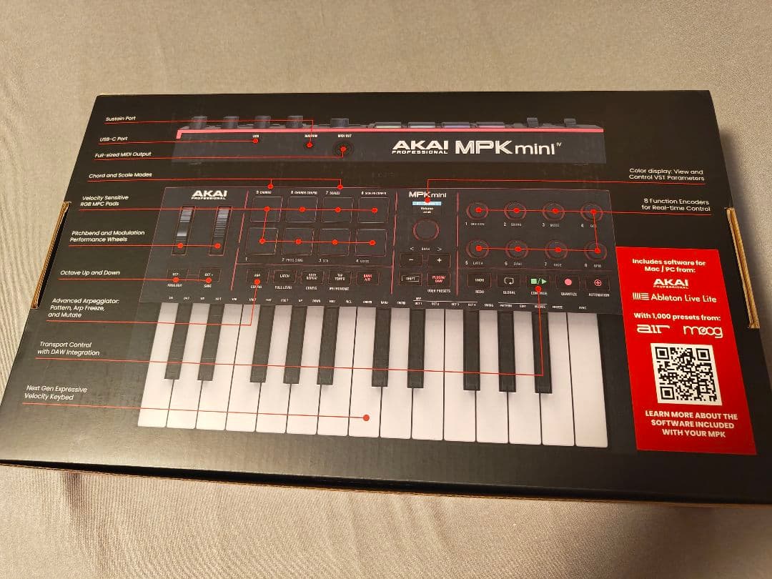 AKAI MPK mini IV MIDIキーボード