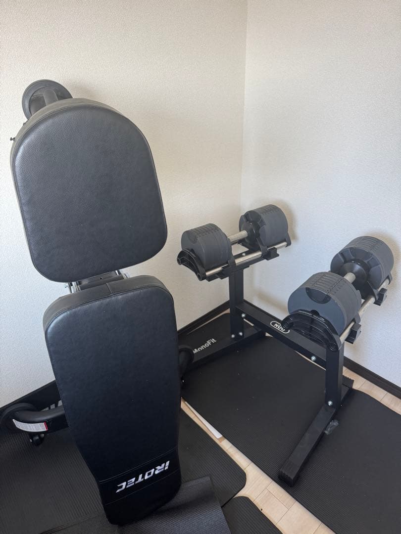 【定価合計15万】NUO FLEXBELLとIROTECのベンチ