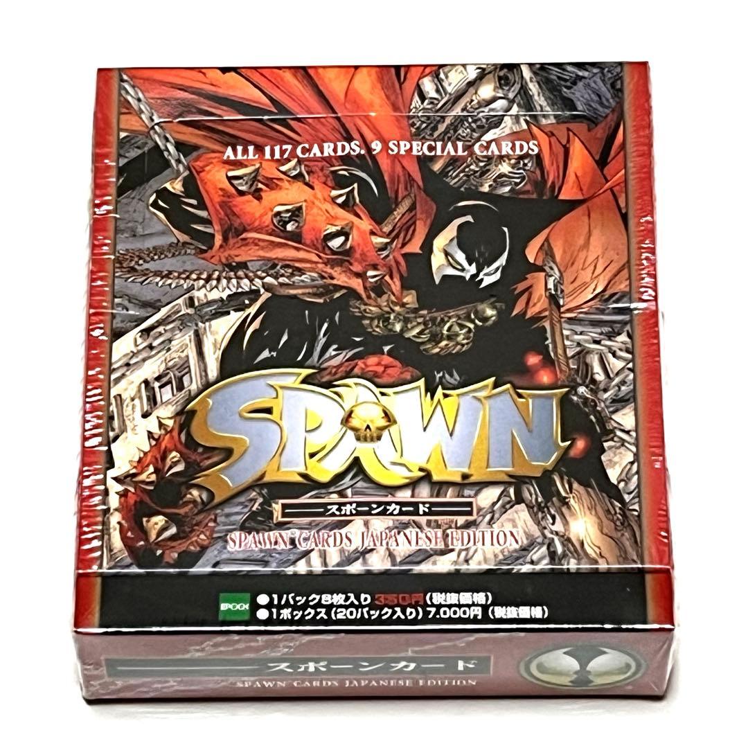 SPAWN CARDS BOX シュリンク未開封 エポック社 1998 オマケ付
