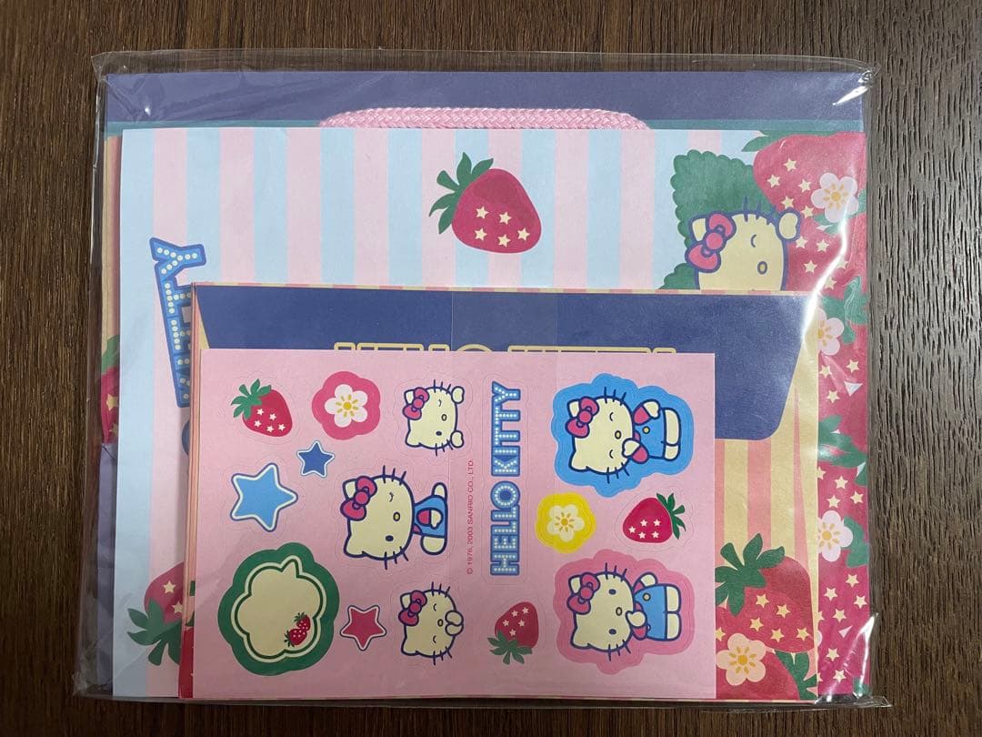 レア♡サンリオ♡キティ 海外限定 ストロベリー レターセット 2003年