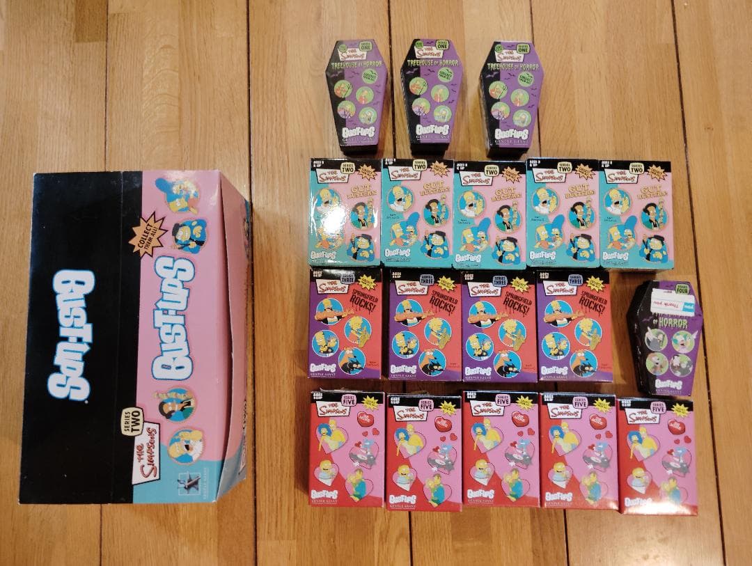 the Simpsons Bust Ups フィギュア 18個セット