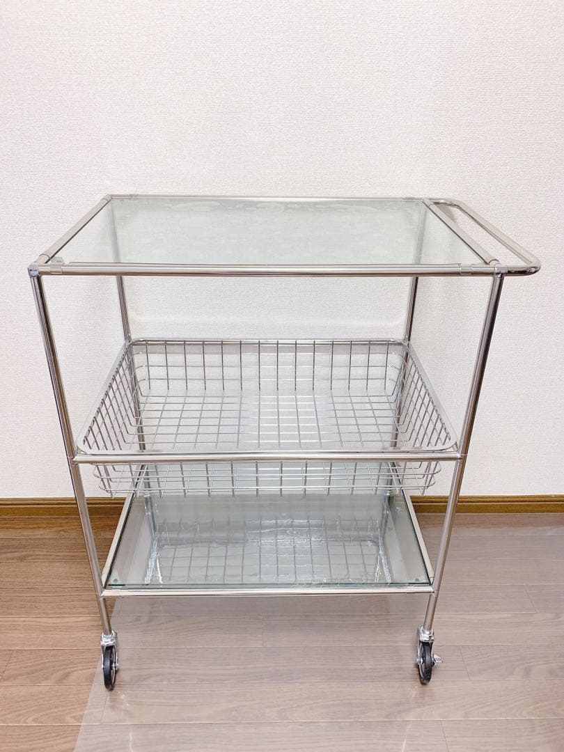 O'gre オグレ モジュール 3段トロリー バスケット ワゴン 組立不要♪