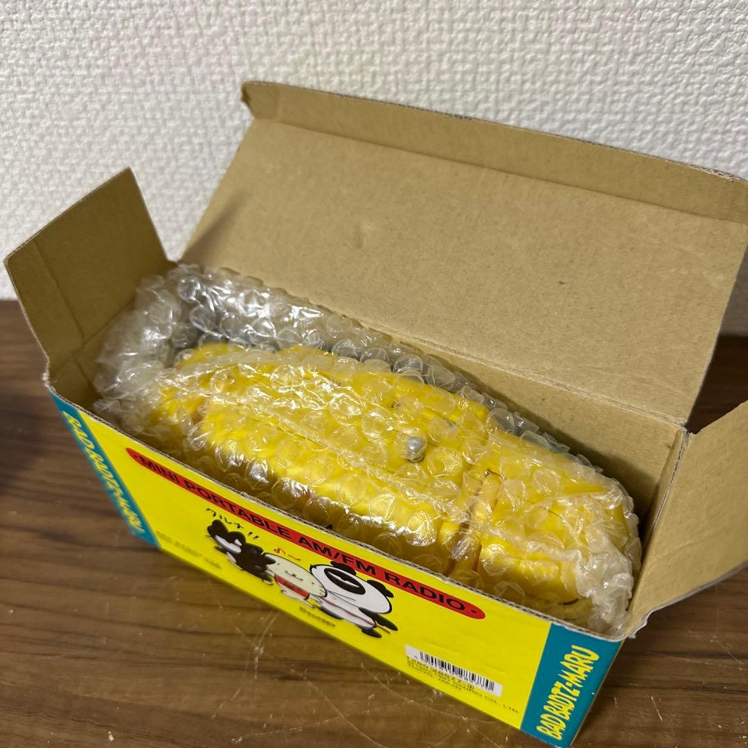 【希少・1997年】　サンリオ　バッドばつ丸　ミニポータブル　AM/FM　ラジオ