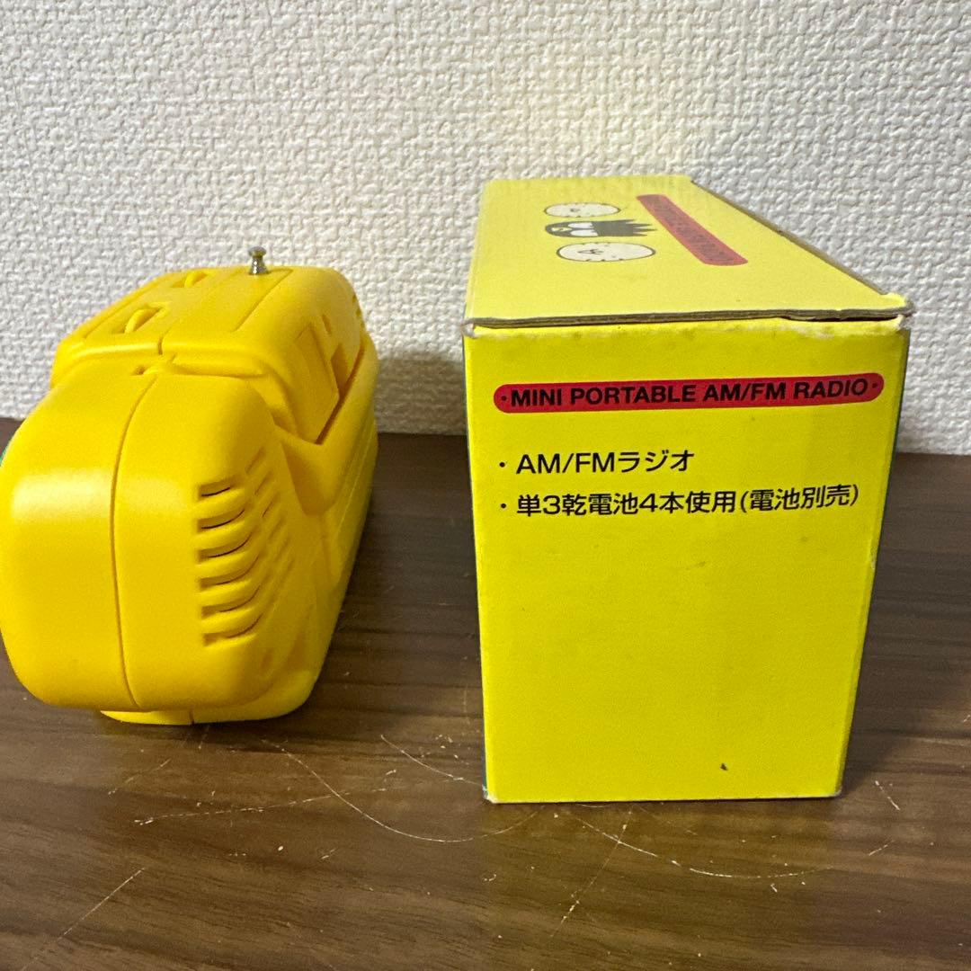 【希少・1997年】　サンリオ　バッドばつ丸　ミニポータブル　AM/FM　ラジオ