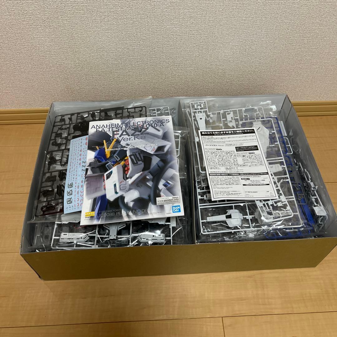 【新品未開封】MG 1/100 FAZZ Ver.Ka チタニウムフィニッシュ