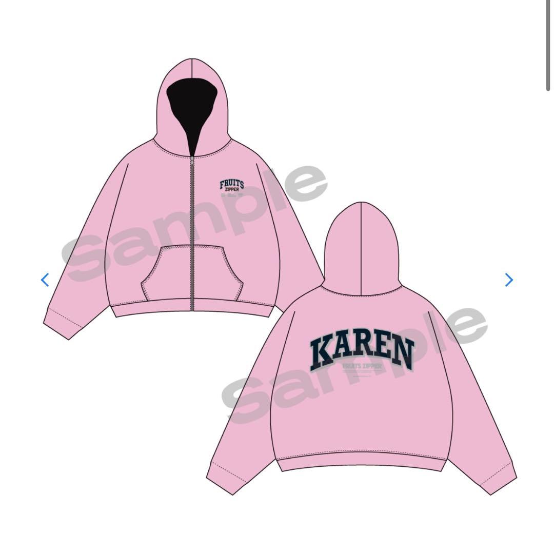 【最安値】FRUITSZIPPER OSHI API Zip-up hoodie