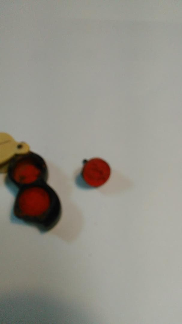 ひょうたん形ミニハンコ　螺鈿入り