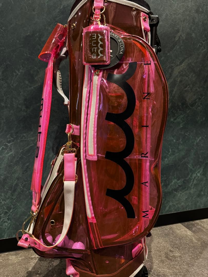 muta マリン キャディバッグ ブラウン・ピンク