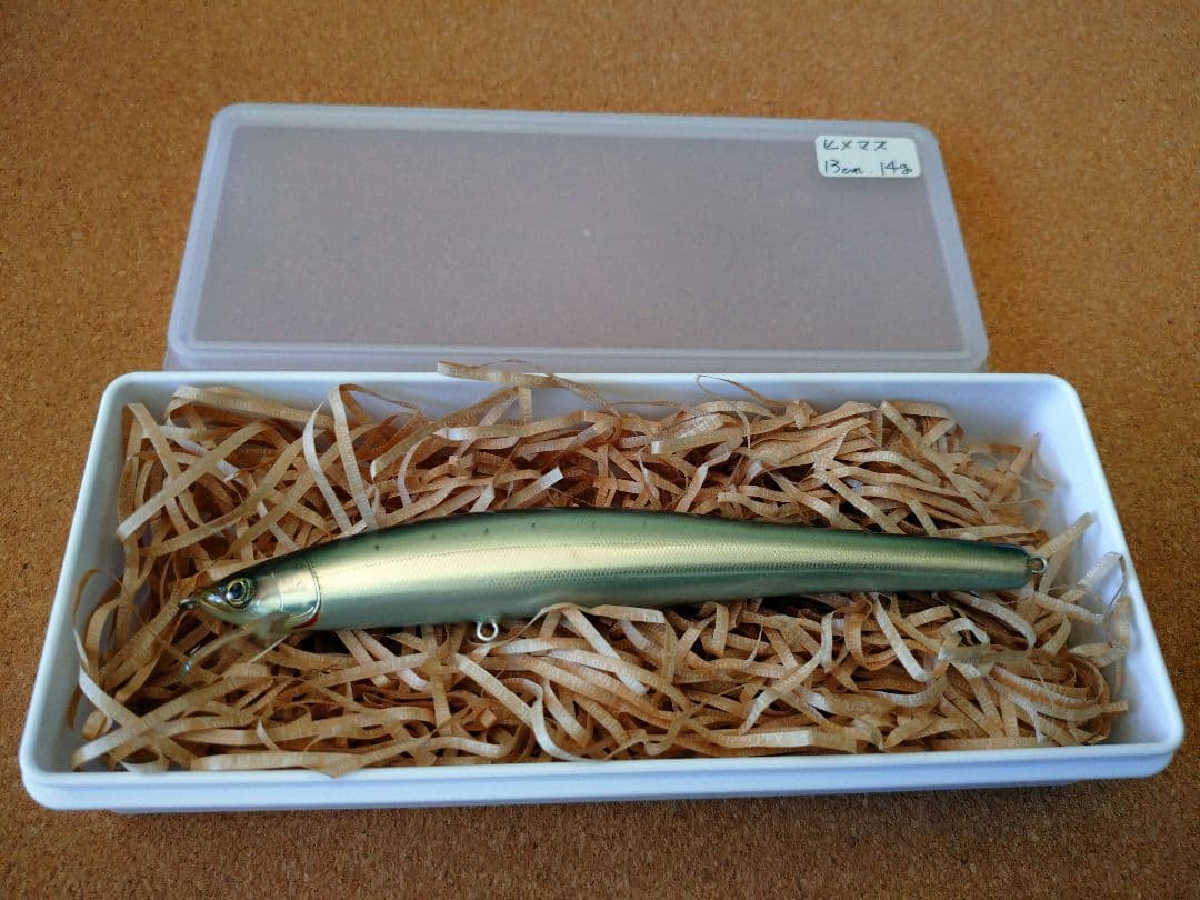 HOT SHOT 故 松本 功氏作 ヒメマス 13㎝ 14㌘ ハンドメイドミノー