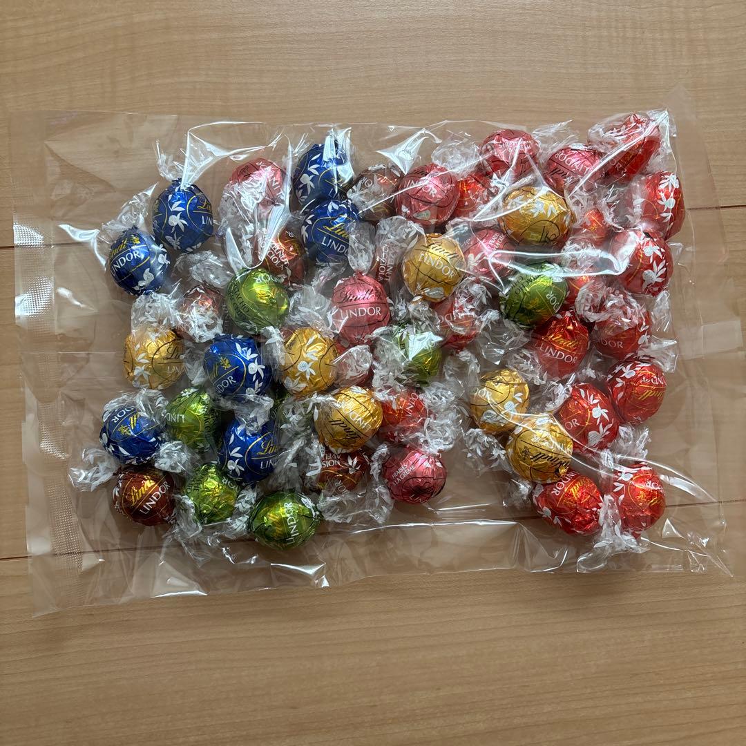 新品未開封 リンツ リンドール チョコレート 6種類50個