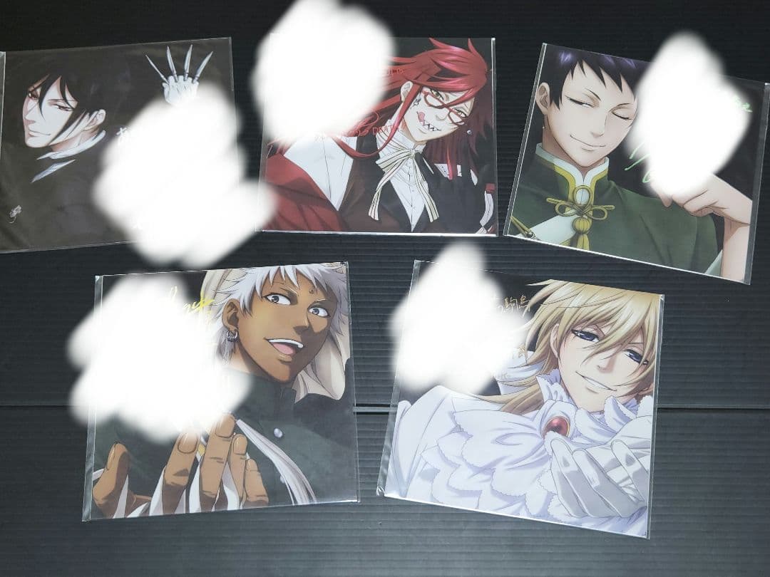 黒執事 キャラクターソング 特典 複製サイン色紙