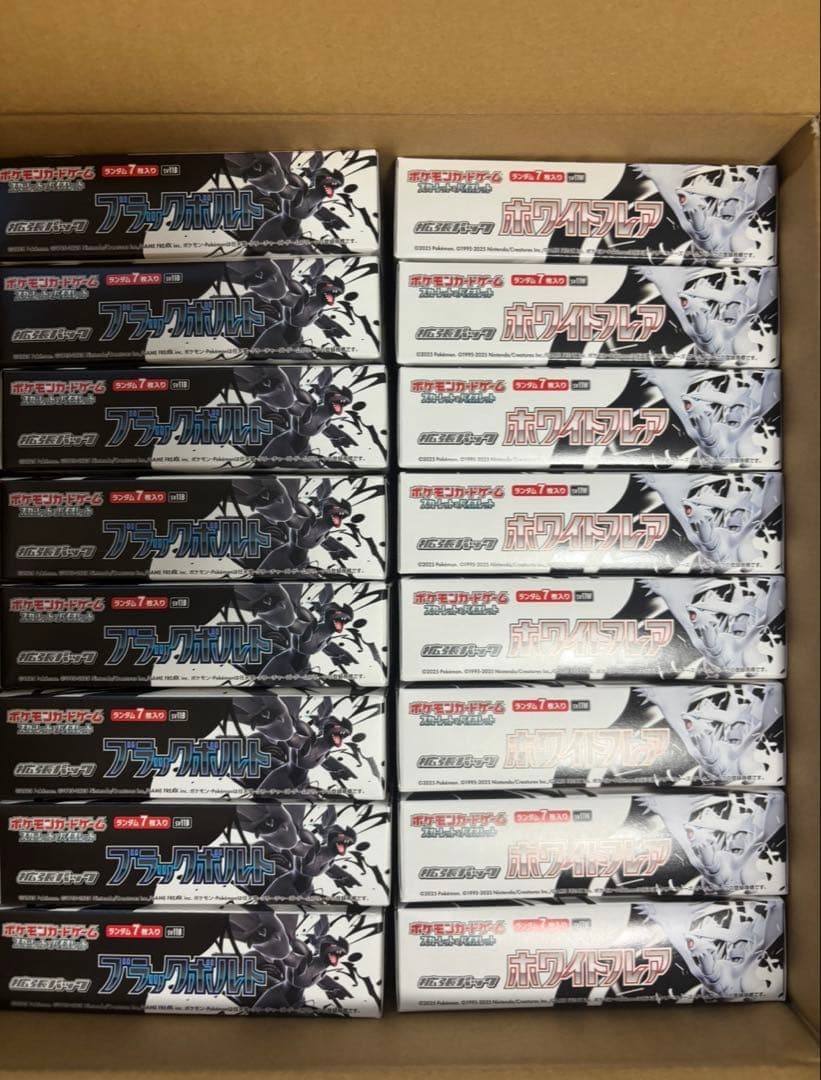 ブラックボルト　ホワイトフレア　合計640パック